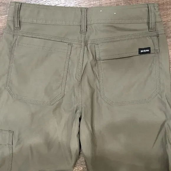 Prana Zion II Pants Mens 28x30 Green Khaki Relaxed Straight Stretch Hiking 2 - Picture 6 of 12
